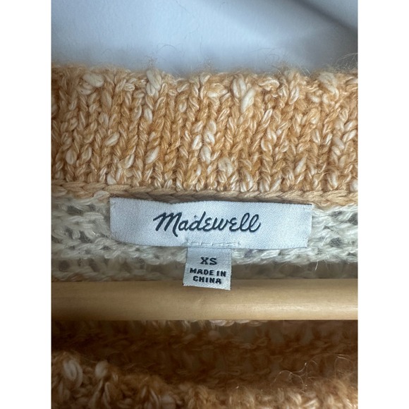 Madewell Women's Striped Crew Neck Sweater Pullover Casual Knitwear XS - Picture 2 of 6